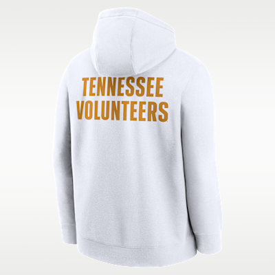 Sudadera con gorro sin cierre universitaria Nike para hombre Tennessee Club Basketball 2-Hit