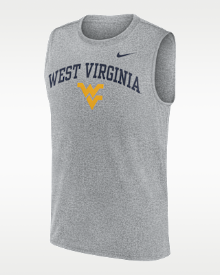 Мужские  West Virginia Primetime Arch Legend Nike Dri-FIT College Muscle Tank Top