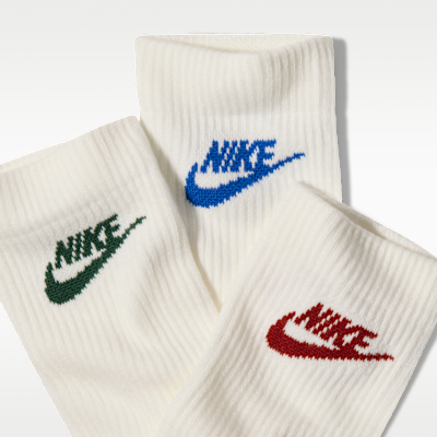 Nike Everyday Elevated Crew Çoraplar (3 Çift) görsel 2