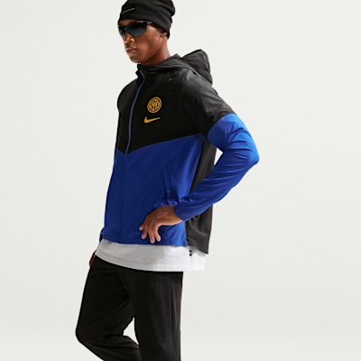 Nike Inter Milan City Side Nike Sportswear Erkek Futbol Ceketi görsel 3