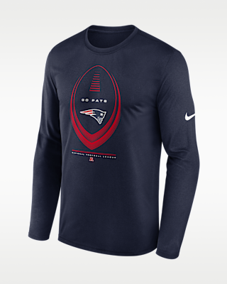 Мужская футболка New England Patriots Legend Icon Nike Dri-FIT NFL Long-Sleeve