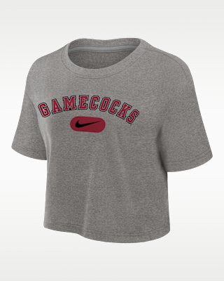 Женская футболка Nike College (South Carolina Gamecocks) Dri-FIT Cropped