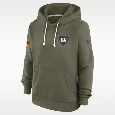 New York Giants Salute to Service Sideline Women's Nike Dri-FIT NFL Pullover Hoodie
