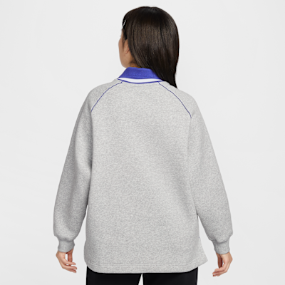 Nike Sportswear Phoenix Fleece Women's Oversized Graphic Polo Top