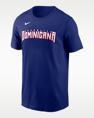 Мужская футболка Junior Caminero Dominican Republic National Baseball Team 2026 World Baseball Classic Nike