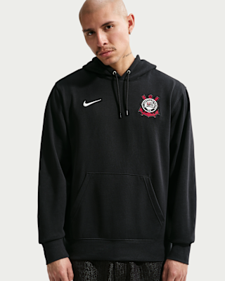 Мужское худи S.C. Corinthians Club Nike Soccer French Terry Pullover Hoodie