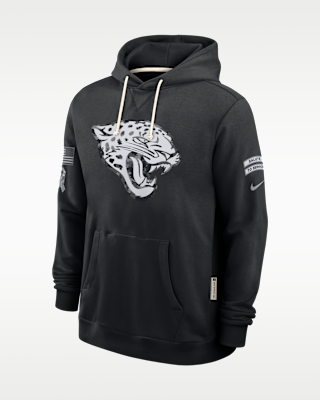 Мужское худи Jacksonville Jaguars Salute to Service Sideline Nike Dri-FIT NFL Pullover Hoodie