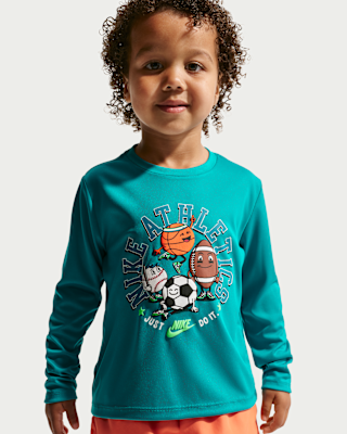 Детская футболка Nike Toddler Dri-FIT Graphic Long-Sleeve