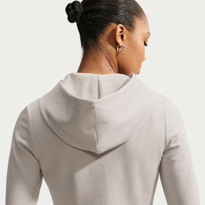 Nike Sportswear Chill Knit Dar Kesimli Uzun Kollu Tam Boy Fermuarlı Kadın Üstü görsel 2