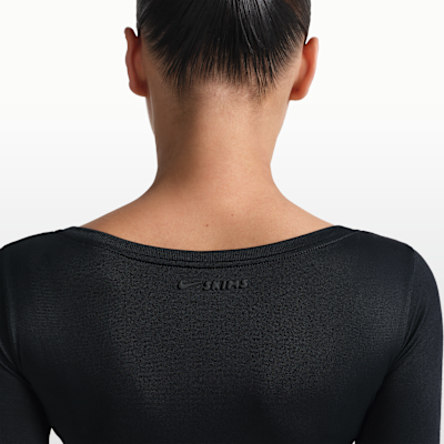 Γυναικεία μακρυμάνικη κρουαζέ μπλούζα NikeSKIMS με πλεκτό και ελαστικό ύφασμα