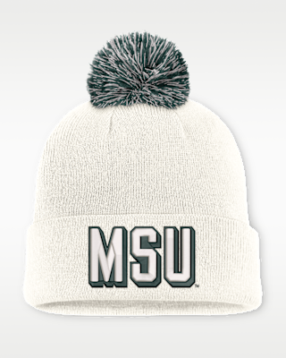Женские Michigan State Peak Nike College Cuffed Beanie