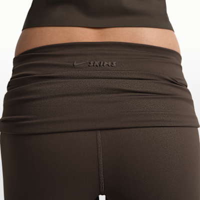 NikeSKIMS Matte Women's Flared Fold-Over Waistband Pants