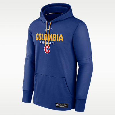 Colombia National Baseball Team 2026 World Baseball Classic Authentic Collection Men's Nike Therma Pullover Hoodie