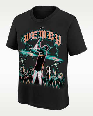 Детская футболка Victor Wembanyama San Antonio Spurs City Edition Big Kids' Nike NBA