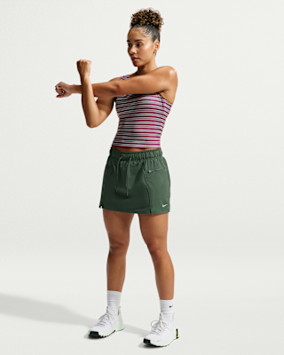 Женские Nike One Dri-FIT 2-in-1 Woven Skort