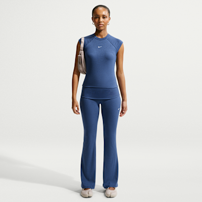 Nike — Nike Sportswear Chill Knit Women's Mid-Rise Tight Ribbed Pants