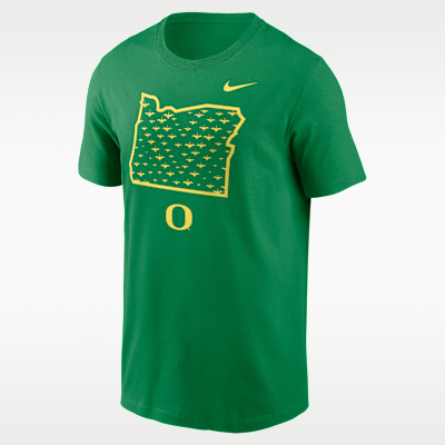 Oregon Ducks Campus State Shape Men's Nike College T-Shirt