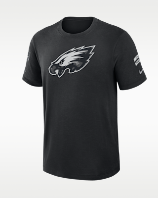 Мужская футболка Philadelphia Eagles Salute to Service Slub Nike Dri-FIT NFL