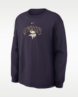 Мужская футболка Minnesota Vikings Rivalries Collection Max90 Nike NFL Long-Sleeve