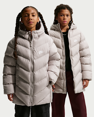 Детская куртка Nike Sportswear All Day Play Big Kids' Therma-FIT Loose-Fit Mid-Length Puffer