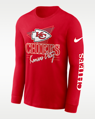 Мужская футболка Kansas City Chiefs Rewind Nike NFL Long-Sleeve
