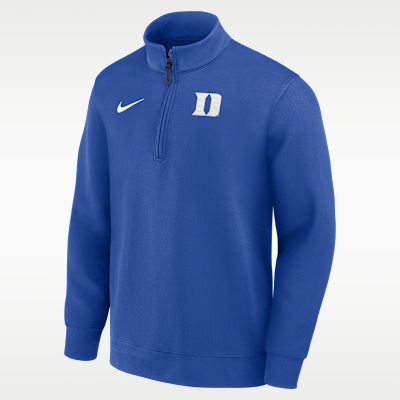Duke Coaches Men's Nike Dri-FIT College Long-Sleeve 1/2-Zip Top