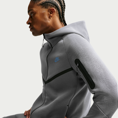 Nike Tech Fleece Windrunner Tam Boy Fermuarlı Erkek Ceketi görsel 3