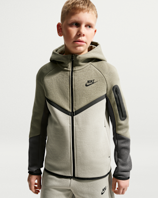 Nike Sportswear Tech Fleece Older Kids' Full-Zip Hoodie