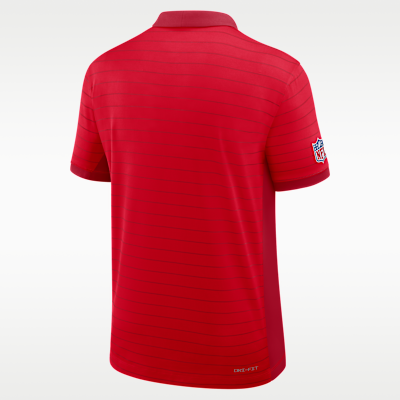 Polo Nike Dri-FIT de la NFL para hombre Kansas City Chiefs Sideline Victory Stripe