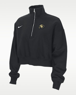 Женские  Colorado Phoenix Fleece Nike College Cropped 1/4-Zip Top