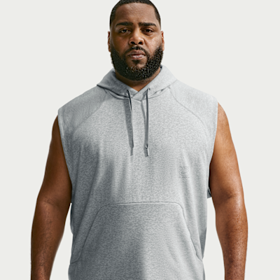 Nike N.A.C. Dri-FIT Fleece Kolsuz Kapüşonlu Erkek Antrenman Üstü görsel 6