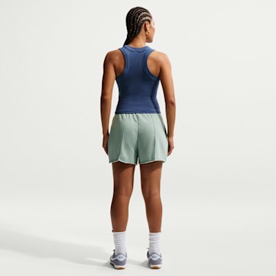 Nike Sportswear Chill Knit Sıkı Kesim Fitilli Kadın Atleti görsel 5