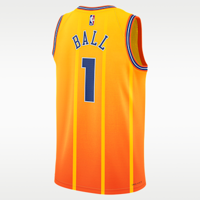 LaMelo Ball Charlotte Hornets City Edition Men's Nike NBA Swingman Jersey