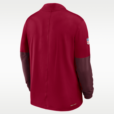 Playera Nike Dri-FIT de la NFL de medio cierre para hombre Washington Commanders Feel the Pressure