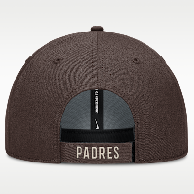 Gorra Nike Dri-FIT de la MLB ajustable para hombre San Diego Padres Statement Club