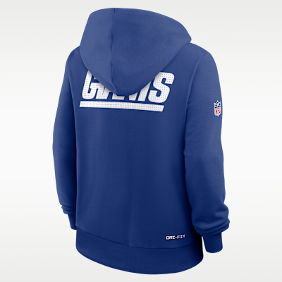 New York Giants Sideline Women's Nike Dri-FIT NFL Pullover Hoodie