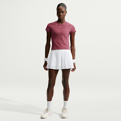 Nike Victory Dri-FIT Kısa Kollu Kadın Tenis Üstü görsel 4