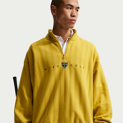 나이키 페어웨이 프레쉬 남성 써마 핏 오버사이즈 하프집 골프 탑