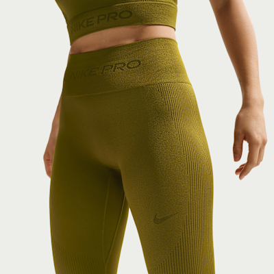 Nike Pro Seamless Yüksek Belli Bilek Üstü Kadın Taytı görsel 2