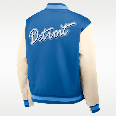 Detroit Lions Rewind Legacy Men's Nike NFL Full-Snap Bomber Jacket