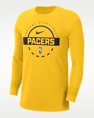 Мужская футболка Indiana Pacers Nike NBA Practice Long-Sleeve