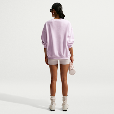 Nike Studio Fleece Orta Kalınlıkta Oversize Crew Kadın Sweatshirt'ü görsel 5