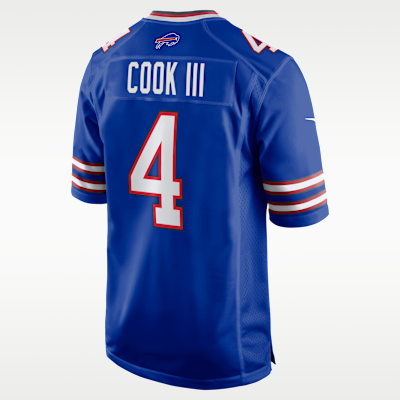 James Cook III Buffalo Bills Men's Nike NFL Game Jersey