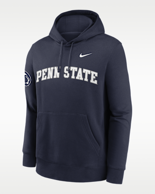Мужское худи Penn State Sideline Club Nike College Pullover Hoodie