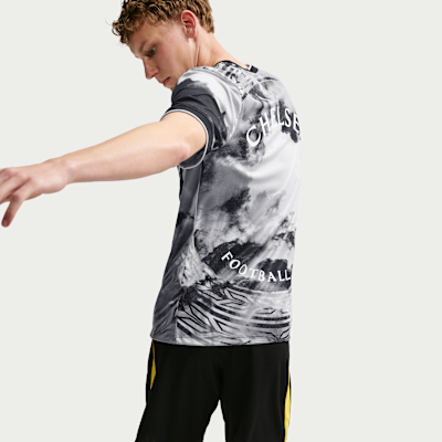 Nike Chelsea FC Nike Dri-FIT Maç Öncesi Erkek Futbol Üstü görsel 2