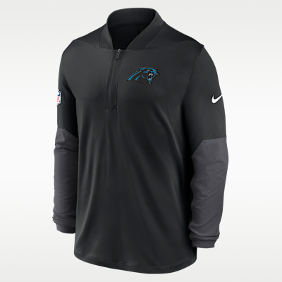Carolina Panthers Feel The Pressure Men's Nike Dri-FIT NFL 1/2-Zip Top