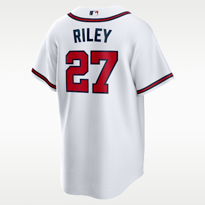 Jersey Nike de la MLB Replica para hombre Austin Riley Atlanta Braves