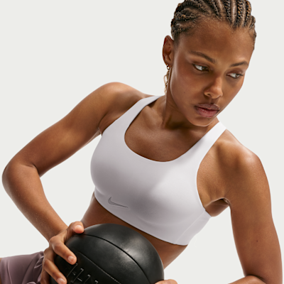 Nike Rival Ultra Yüksek Destekli Pedli Kadın Spor Sütyeni görsel 3