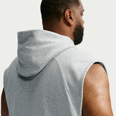 Nike N.A.C. Dri-FIT Fleece Kolsuz Kapüşonlu Erkek Antrenman Üstü görsel 7