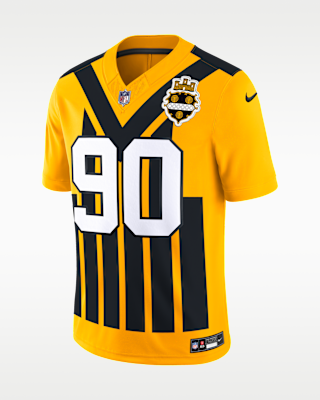 Мужские джерси T.J. Watt Pittsburgh Steelers Nike Dri-FIT NFL Limited Jersey